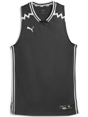 Férfi funkcionális póló PUMA HOOPS TEAM GAME JERSEY 676628-01 PUMA FEKETE