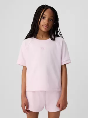 Gyermek póló GAP RAGLAN PULLOVER 427789-00 VILÁGOS BAZSARÓZSA