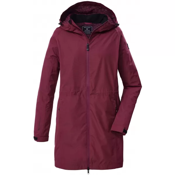  Női parka KILLTEC KOS 35 43936-499 BURGUNDIA 