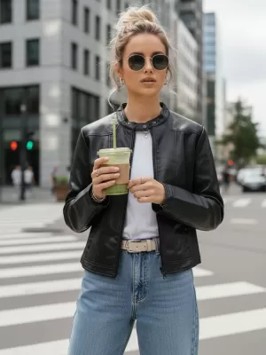 Női kabát DSTREET TY5568 FEKETE