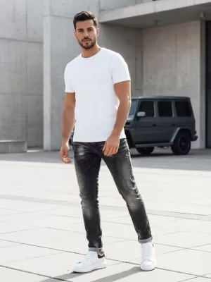 Férfi nadrág DSTREET UX4236 FEKETE