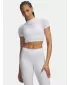Női póló UNDER ARMOUR HEATGEAR ELITE CROP MCK SS 6014710-100 FEHÉR