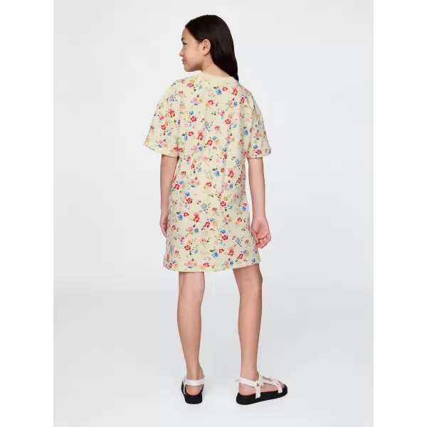  Gyermek ruhák GAP LOGO DRESS 781767-01 SP MULTI VIRÁGOS 