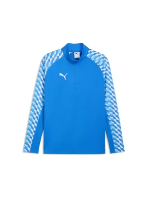Férfi pulóver PUMA TEAMLIGA26 TRG 1/4 ZIP TOP 659724_02 ELECTRO ROYAL/ ELEKTRO ROYAL/PUMA FEHÉR