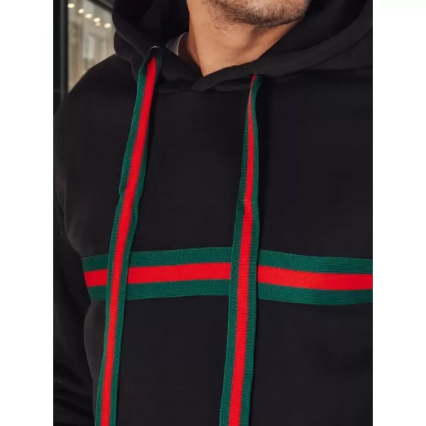  Férfi pulóver DSTREET BX5939 FEKETE 