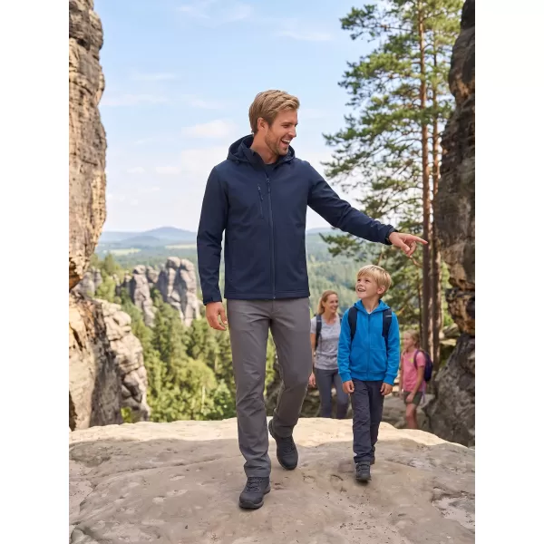  Férfi softshell kabát ALTISPORT NoPrint NP/ALM845 SÖTÉTKÉK 