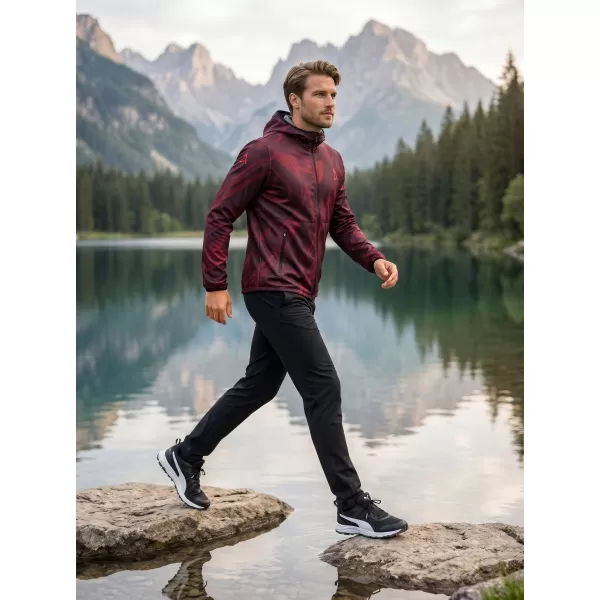  Férfi prémium softshell kabát ALTISPORT VOJ/ALM072JACK01 BOR/VÖRÖS 