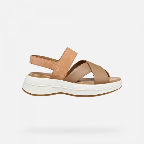 Női szandál GEOX SPHERICA ECUB-3 S G012857 BARNA 