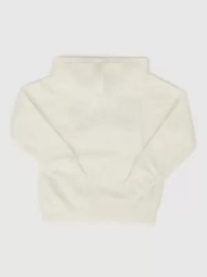 Gyermek pulóver GAP LOGO PULLOVER HOODIE 781865-00 ÚJ TÖRTFEHÉR