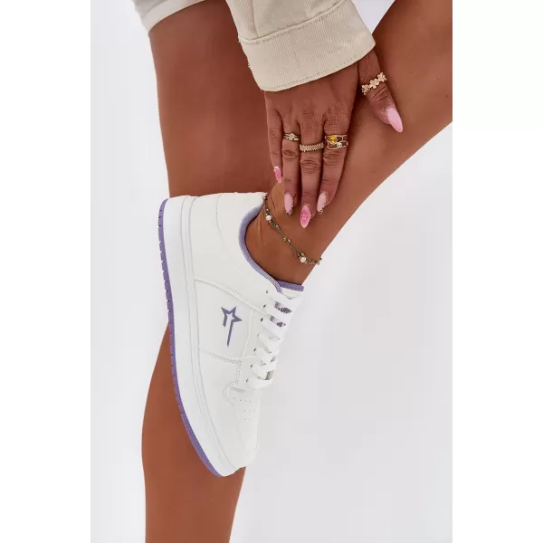  Női tornacipő BIG STAR RR274A245 FEHÉR/LILA Big Star Shoes 