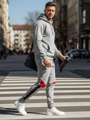 Férfi nadrág DSTREET UX3241 VILÁGOSSZÜRKE