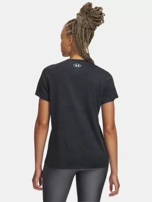 Női póló UNDER ARMOUR TECH PIXELATE SSC 6012302-001 FEKETE