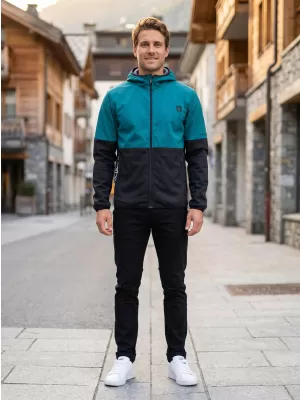Férfi prémium softshell kabát ALTISPORT VOJ/ALM051JACK01 KEROZIN/FEKETE