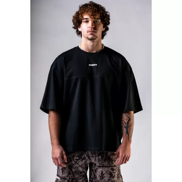  Túlméretezett póló POWER 898 BLACK Nebbia 