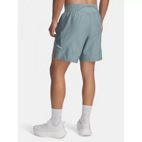  Férfi rövidnadrág UNDER ARMOUR UA LAUNCH PRO 2N1 7'' SHORTS 1376831-323 ZÖLD 