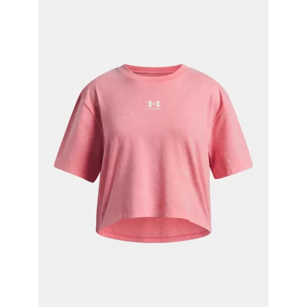  Lányos póló UNDER ARMOUR UA G RIVAL WASH SS 6011673-600 RÓZSASZÍN 
