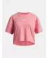 Lányos póló UNDER ARMOUR UA G RIVAL WASH SS 6011673-600 RÓZSASZÍN
