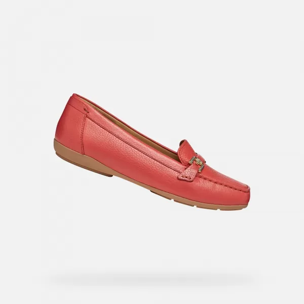  Női mokaszinok GEOX ANNYTAH MOC G012826 PIROS 