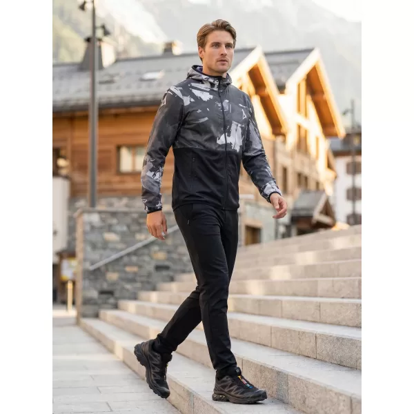  Férfi prémium softshell kabát ALTISPORT VOJ/ALM125JACK01 MASZK/BLK 