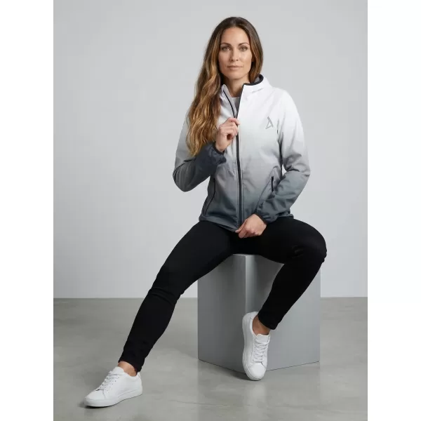  Női prémium softshell kabát ALTISPORT VOJ/ALW126JACK01 FEKETE-FEHÉR 