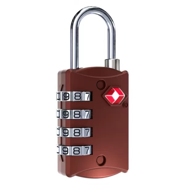  Zár CABINZERO TSA Travel Lock VÖRÖS SANGRIA 
