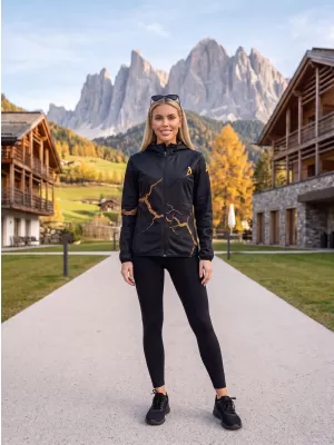 Női prémium softshell kabát ALTISPORT VOJ/ALW129JACK01 FEKETE