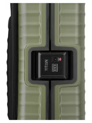 Bőrönd TITAN Overseas S Front pocket Forest green ERDŐ ZÖLD