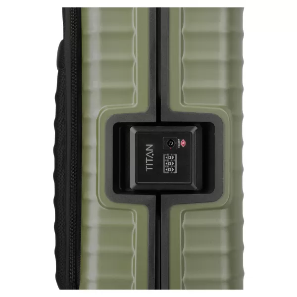  Bőrönd TITAN Overseas S Front pocket Forest green ERDŐ ZÖLD 