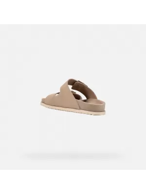 Női papucs GEOX SANDYBETT G011576 BÉZS