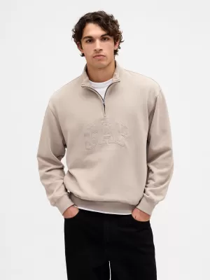 Férfi pulóver GAP HALF ZIP 853428-00 FÜRJ