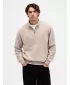 Férfi pulóver GAP HALF ZIP 853428-00 FÜRJ