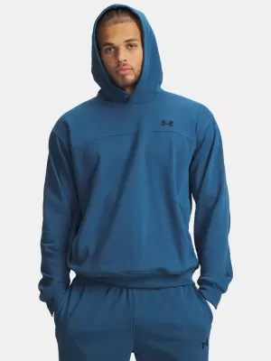 Férfi pulóver UNDER ARMOUR UA RIVAL LW HOODIE 6012335-498 KÉK