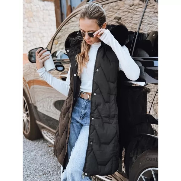  Női mellény DSTREET TY5262 FEKETE 