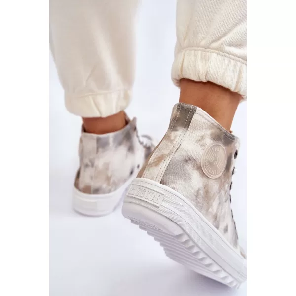  Női tornacipő BIG STAR LL274047 WHITE/OLIVE Big Star Shoes 