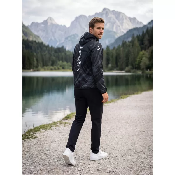  Férfi prémium softshell kabát ALTISPORT VOJ/ALM072JACK01 FEKETE 