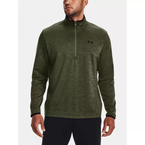  Férfi pulóver UNDER ARMOUR UA ARMOUR FLEECE 1/2 ZIP ZÖLD 