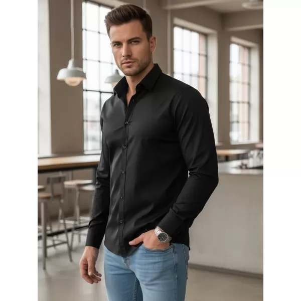 Férfi ing DSTREET DX2538 FEKETE 