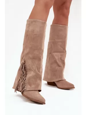 Női sarkú cipő BOTO ZALIA 38568 KHAKI