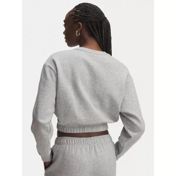 Női pulóver UNDER ARMOUR UA RIVAL FLEECE PIPED CREW 6007035-011 SZÜRKE 