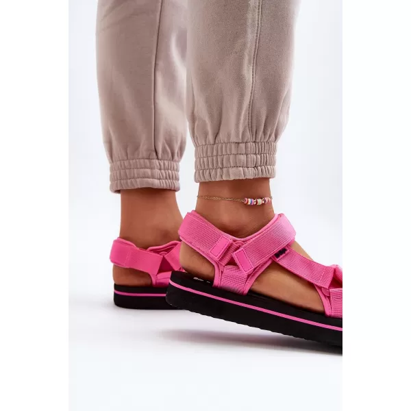  Női szandál LEE COOPER LCW-23-34-2613 FEKETE/FUKSZIA 