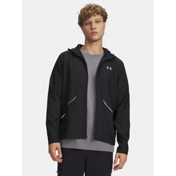  Férfi dzseki UNDER ARMOUR UA UNSTOPPABLE WOVEN JACKET FEKETE 