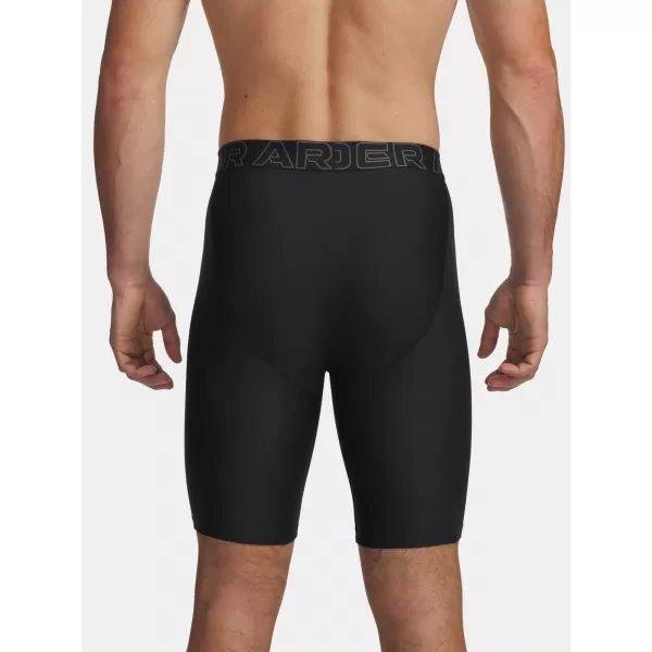  Férfi boxerek UNDER ARMOUR PERFORMANCE POUCH - SOLID 9IN - 2 6012561-001 FEKETE 