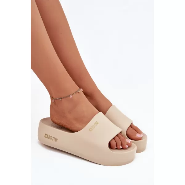  Női papucs BIG STAR SS274722 BÉZS Big Star Shoes 
