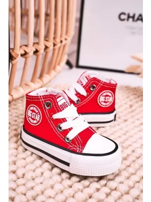 Gyermek tornacipő BIG STAR HH374190 RED Big Star Shoes