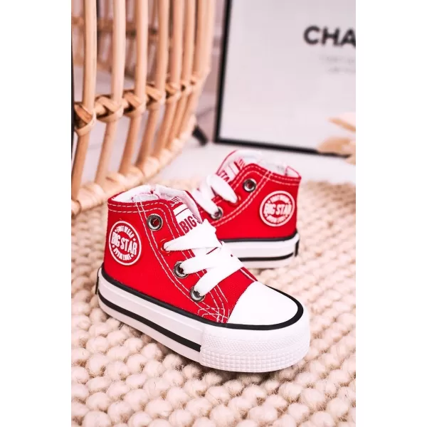  Gyermek tornacipő BIG STAR HH374190 RED Big Star Shoes 