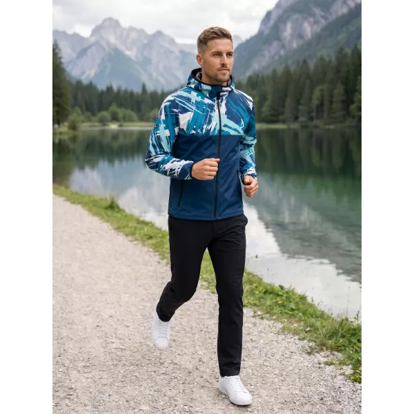  Férfi prémium softshell kabát ALTISPORT VOJ/ALM039JACK01 SÖTÉTKÉK 
