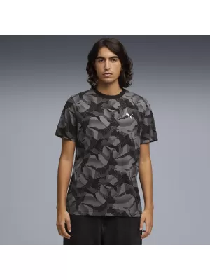 Férfi póló PUMA ESS LOGO LAB AOP TEE 692027_01 PUMA FEKETE