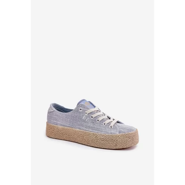  Női tornacipő LEE COOPER LCW-25-02-3284 VILÁGOSKÉK 