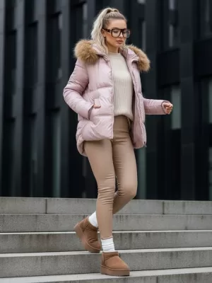Női kabát DSTREET TY5526 RÓZSASZÍN