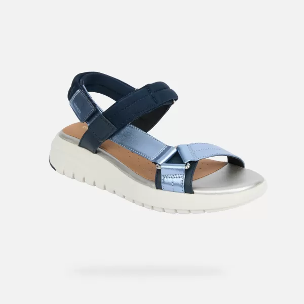  Női szandál GEOX FLEXTRIDE S G013068 KÉK 
